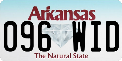 AR license plate 096WID