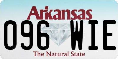 AR license plate 096WIE