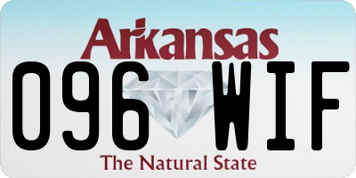 AR license plate 096WIF