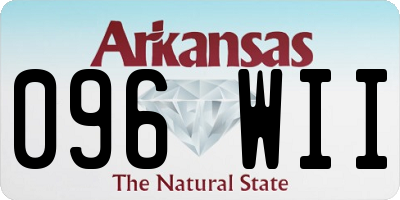 AR license plate 096WII