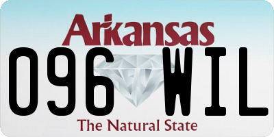 AR license plate 096WIL