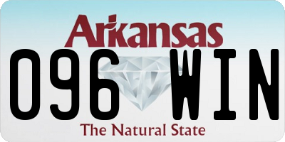 AR license plate 096WIN