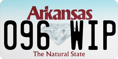 AR license plate 096WIP