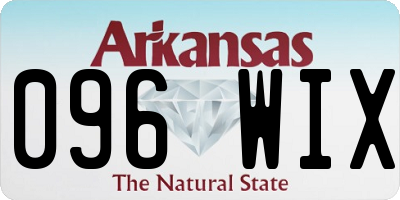 AR license plate 096WIX