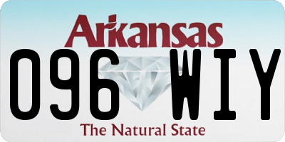 AR license plate 096WIY