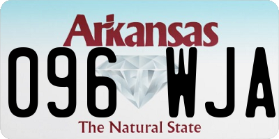 AR license plate 096WJA