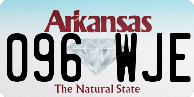 AR license plate 096WJE