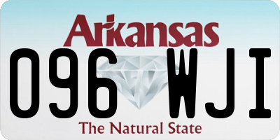AR license plate 096WJI