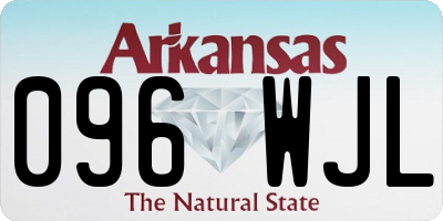 AR license plate 096WJL