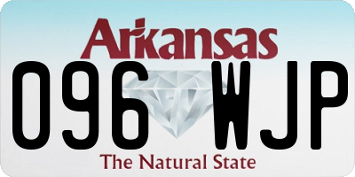 AR license plate 096WJP