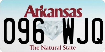 AR license plate 096WJQ