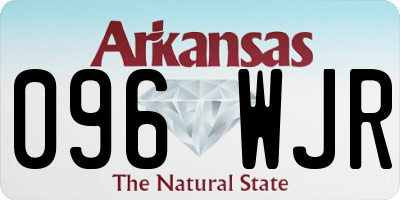 AR license plate 096WJR