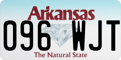 AR license plate 096WJT
