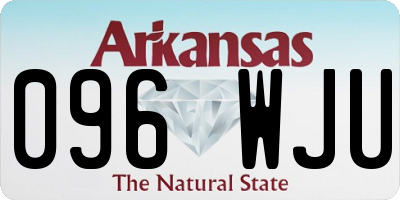 AR license plate 096WJU