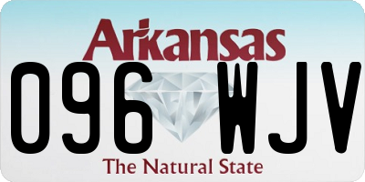 AR license plate 096WJV
