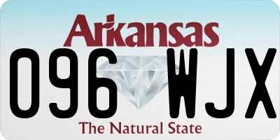 AR license plate 096WJX
