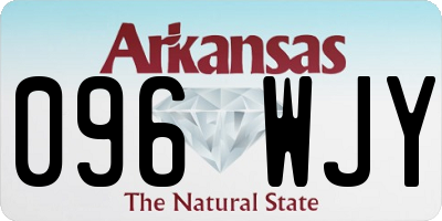 AR license plate 096WJY