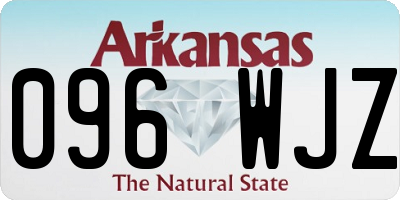 AR license plate 096WJZ