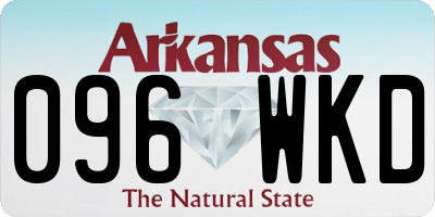 AR license plate 096WKD