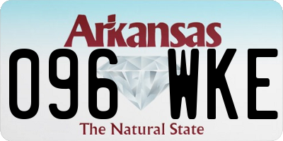 AR license plate 096WKE