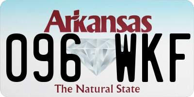 AR license plate 096WKF