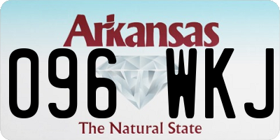 AR license plate 096WKJ