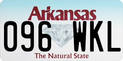 AR license plate 096WKL