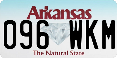 AR license plate 096WKM