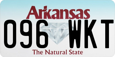 AR license plate 096WKT
