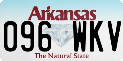 AR license plate 096WKV