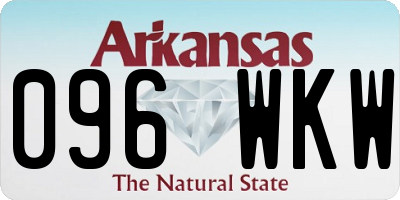 AR license plate 096WKW