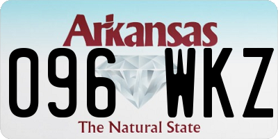 AR license plate 096WKZ