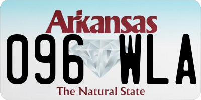 AR license plate 096WLA