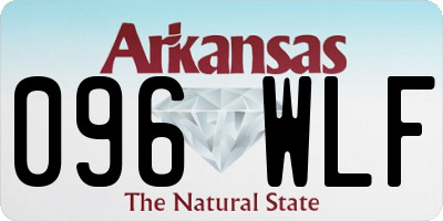 AR license plate 096WLF