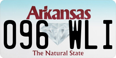 AR license plate 096WLI