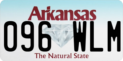 AR license plate 096WLM