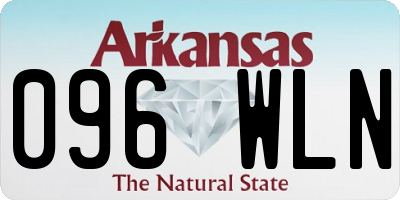 AR license plate 096WLN