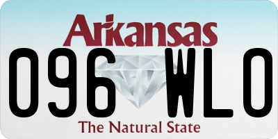 AR license plate 096WLO