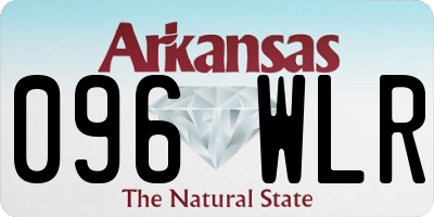 AR license plate 096WLR