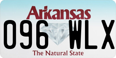 AR license plate 096WLX