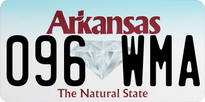 AR license plate 096WMA
