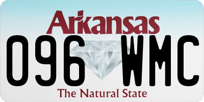 AR license plate 096WMC
