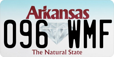 AR license plate 096WMF