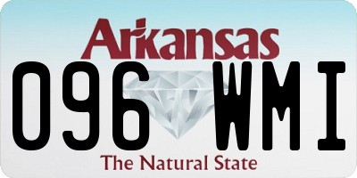 AR license plate 096WMI