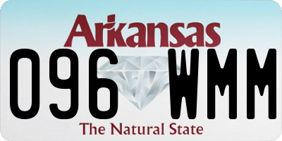 AR license plate 096WMM