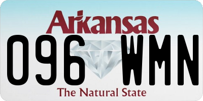 AR license plate 096WMN