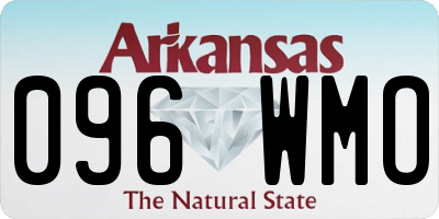 AR license plate 096WMO