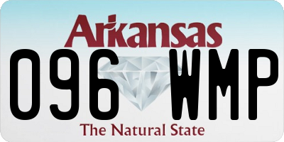 AR license plate 096WMP