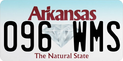 AR license plate 096WMS