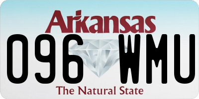 AR license plate 096WMU